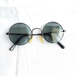 Vintage Retro John Lennon Round Frame Sunglasses